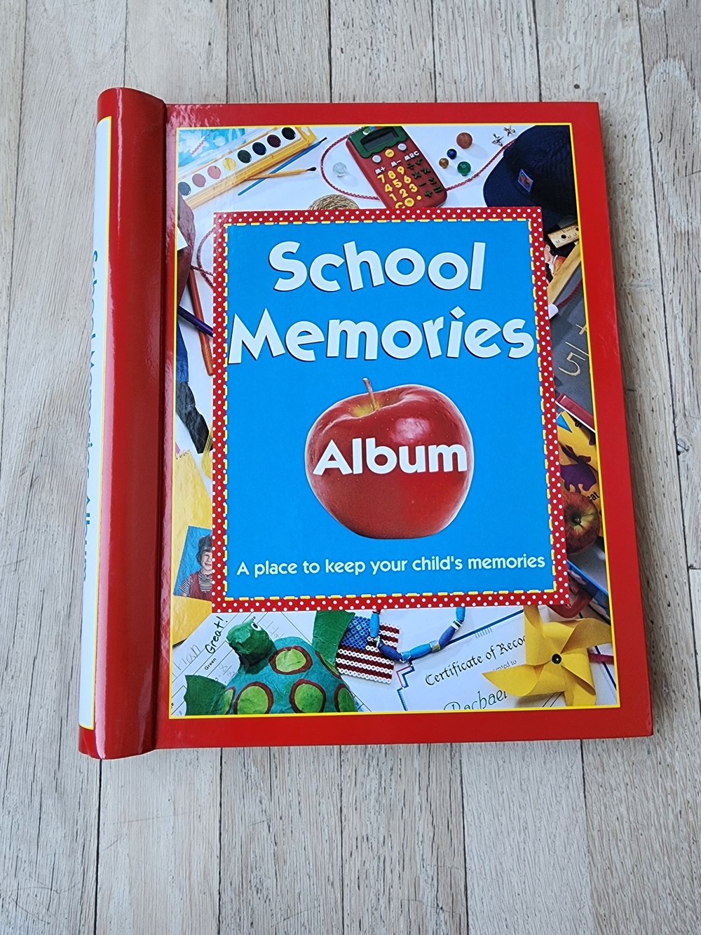 School Memories Album - Red & Blue Keepsake